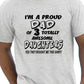 I'm A Proud Dad Of 3 Daughters T-Shirt