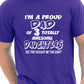 I'm A Proud Dad Of 3 Daughters T-Shirt
