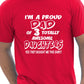 I'm A Proud Dad Of 3 Daughters T-Shirt