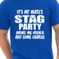 It's My Mates Stag Do Bring Me Vodka & Charlie T-Shirt