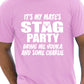 It's My Mates Stag Do Bring Me Vodka & Charlie T-Shirt