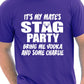 It's My Mates Stag Do Bring Me Vodka & Charlie T-Shirt