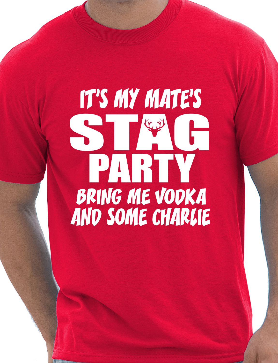 It's My Mates Stag Do Bring Me Vodka & Charlie T-Shirt