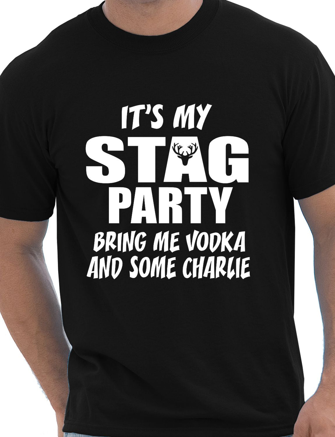 It's My Stag Do Bring Me Vodka & Charlie Stag Do T-Shirt