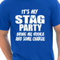 It's My Stag Do Bring Me Vodka & Charlie Stag Do T-Shirt