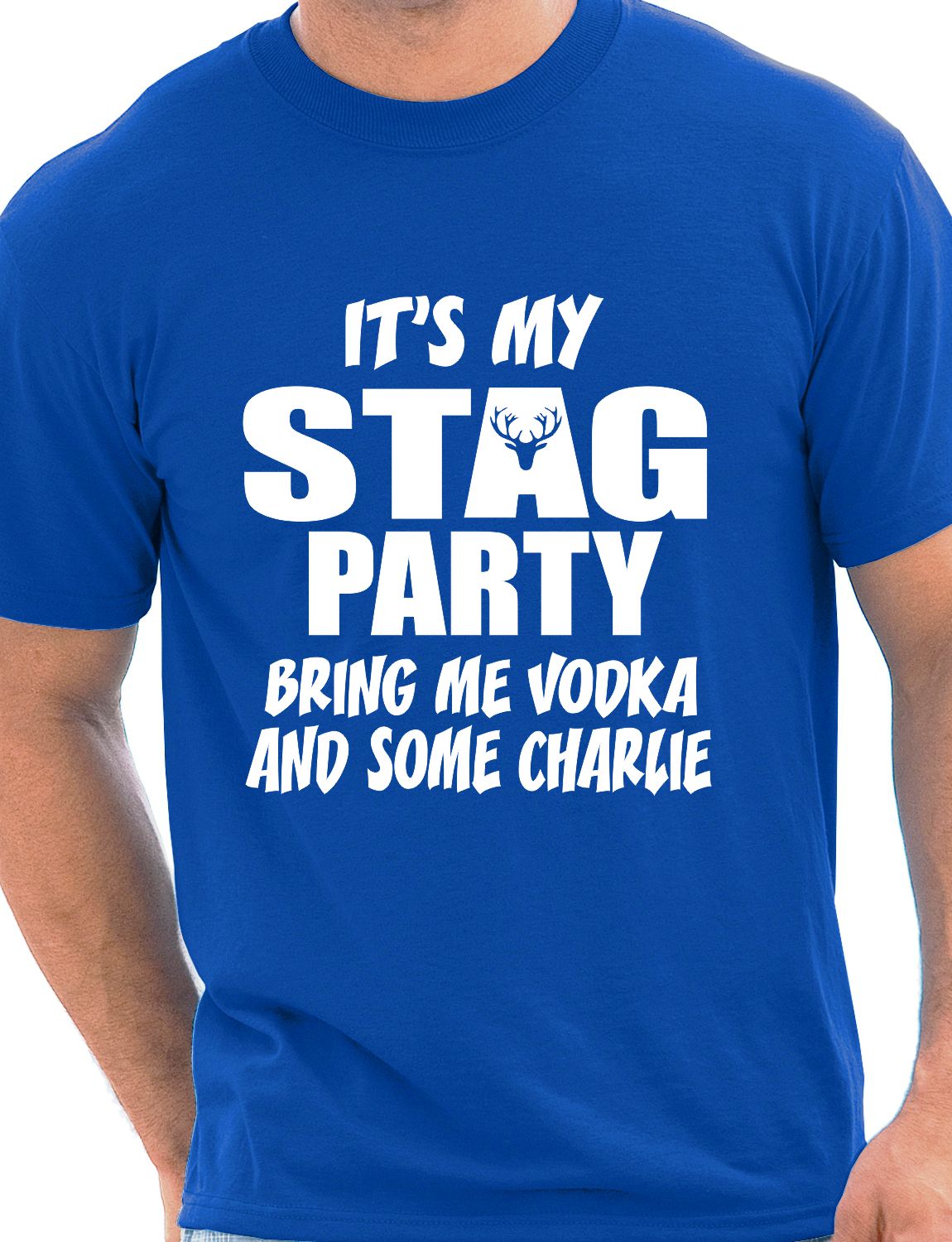 It's My Stag Do Bring Me Vodka & Charlie Stag Do T-Shirt