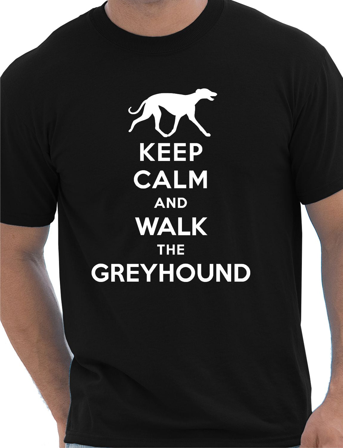 Keep Calm Walk Greyhound Dog Lovers T-Shirt