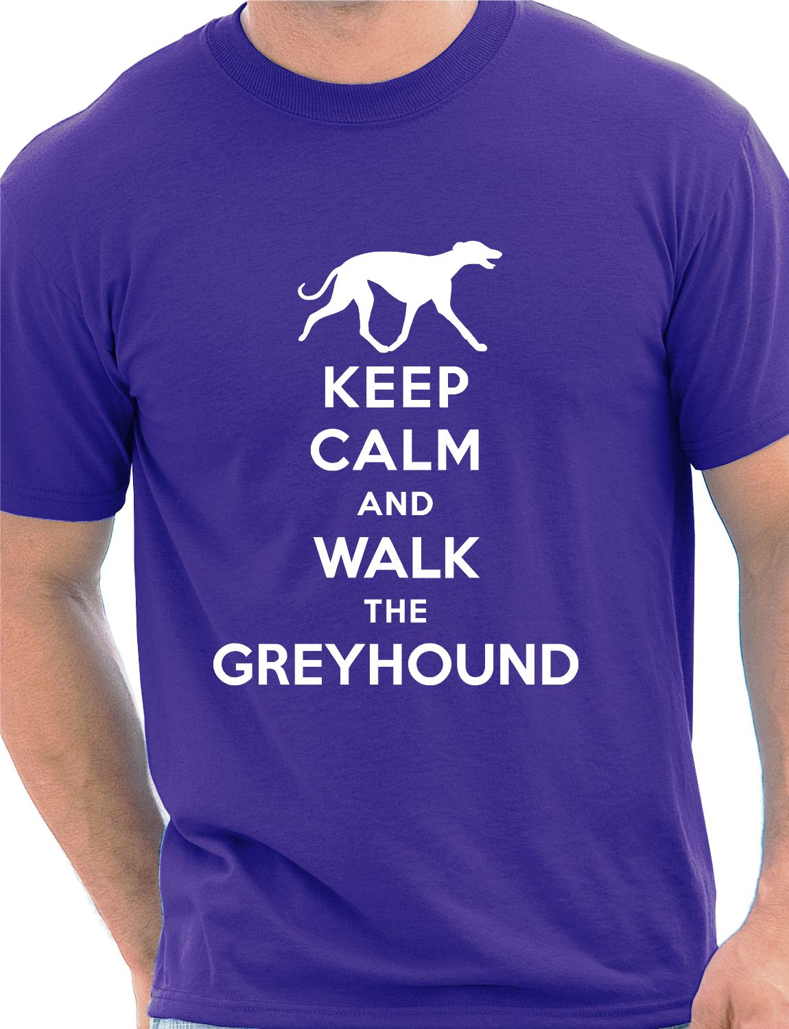 Keep Calm Walk Greyhound Dog Lovers T-Shirt
