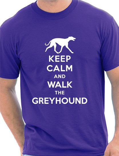 Keep Calm Walk Greyhound Dog Lovers T-Shirt