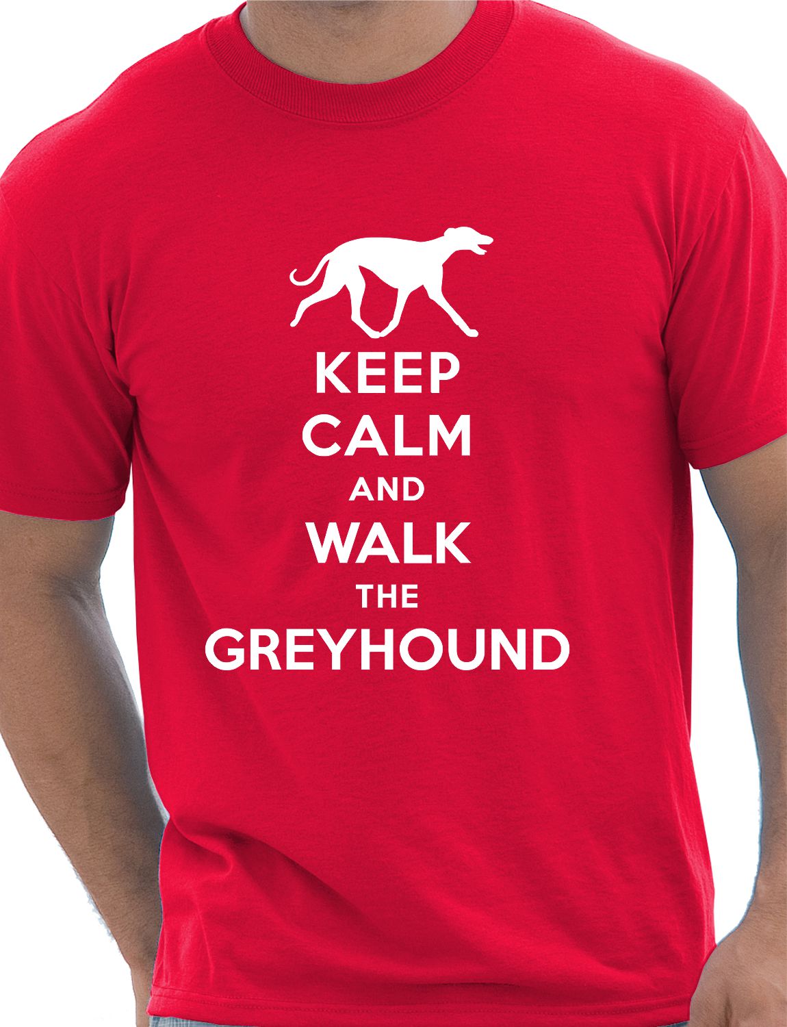 Keep Calm Walk Greyhound Dog Lovers T-Shirt