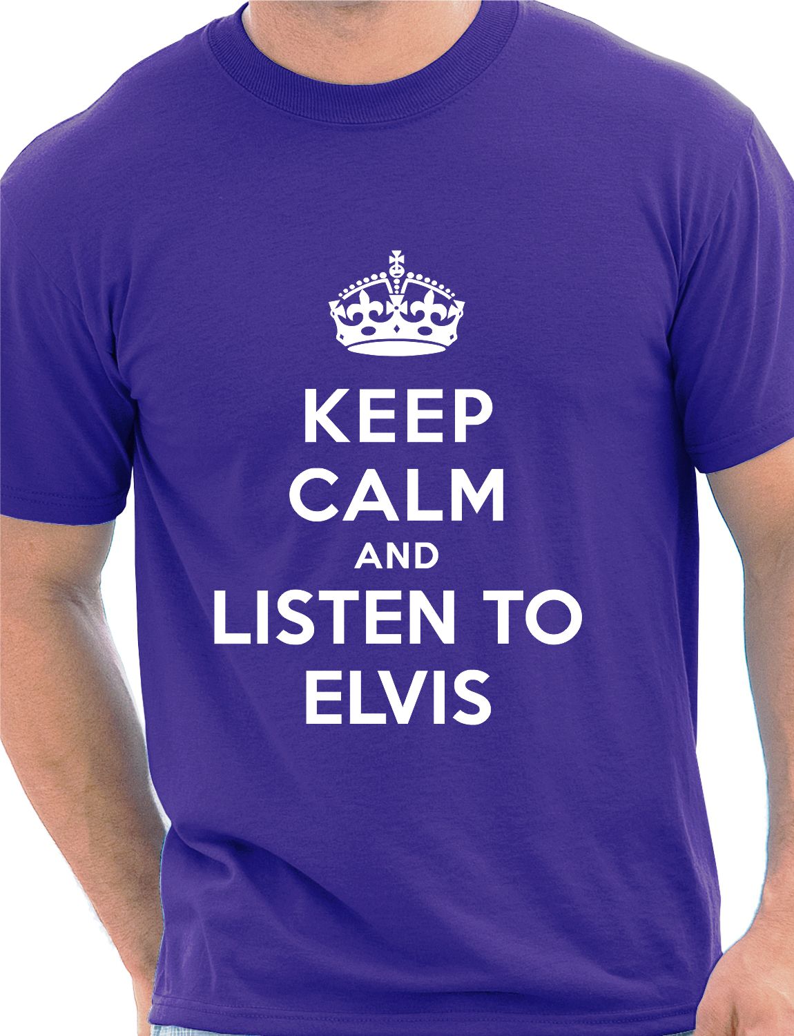 Keep Calm Listen To Elvis Music Fan T-Shirt