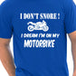 I Don't Snore Bikers Superbike Biker Mototrbike Mens T-Shirt Size S-XXL