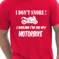 I Don't Snore Bikers Superbike Biker Motorbike T-Shirt