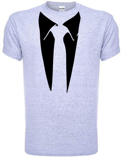 Tie With Collar Tuxedo T-Shirt