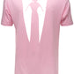 Tie With Collar Tuxedo T-Shirt