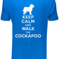 Keep Calm Walk The Cockapoo KC Dog Lovers Gift Mens T-Shirt Size S-XXL