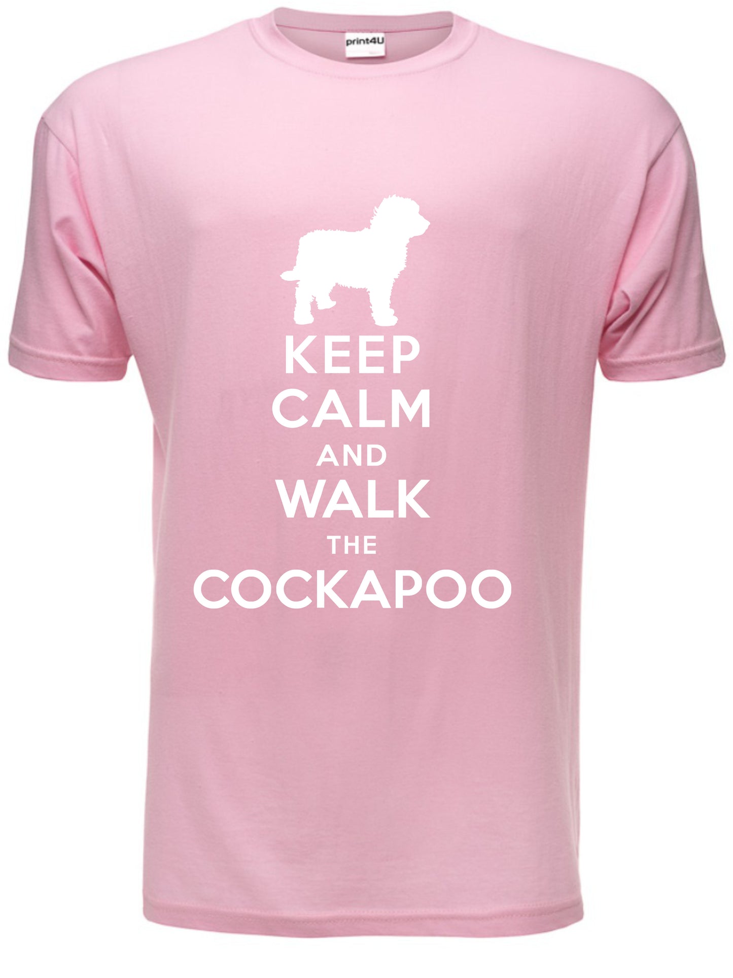Keep Calm Walk The Cockapoo KC Dog Lovers Gift Mens T-Shirt Size S-XXL