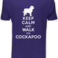 Keep Calm Walk The Cockapoo KC Dog Lovers Gift Mens T-Shirt Size S-XXL
