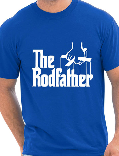 The Rodfather Fishing Angling Angler Funny Gift Mens T-Shirt Size S-XXL