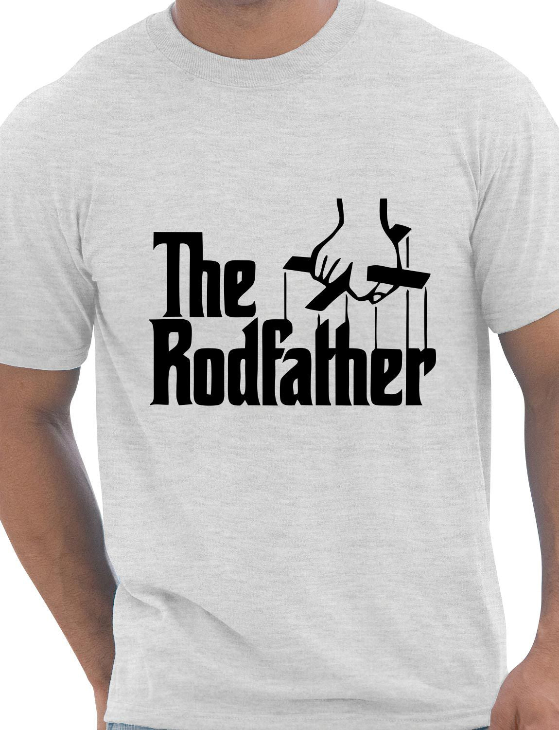 The Rodfather Fishing Angling Angler Funny Gift Mens T-Shirt Size S-XXL