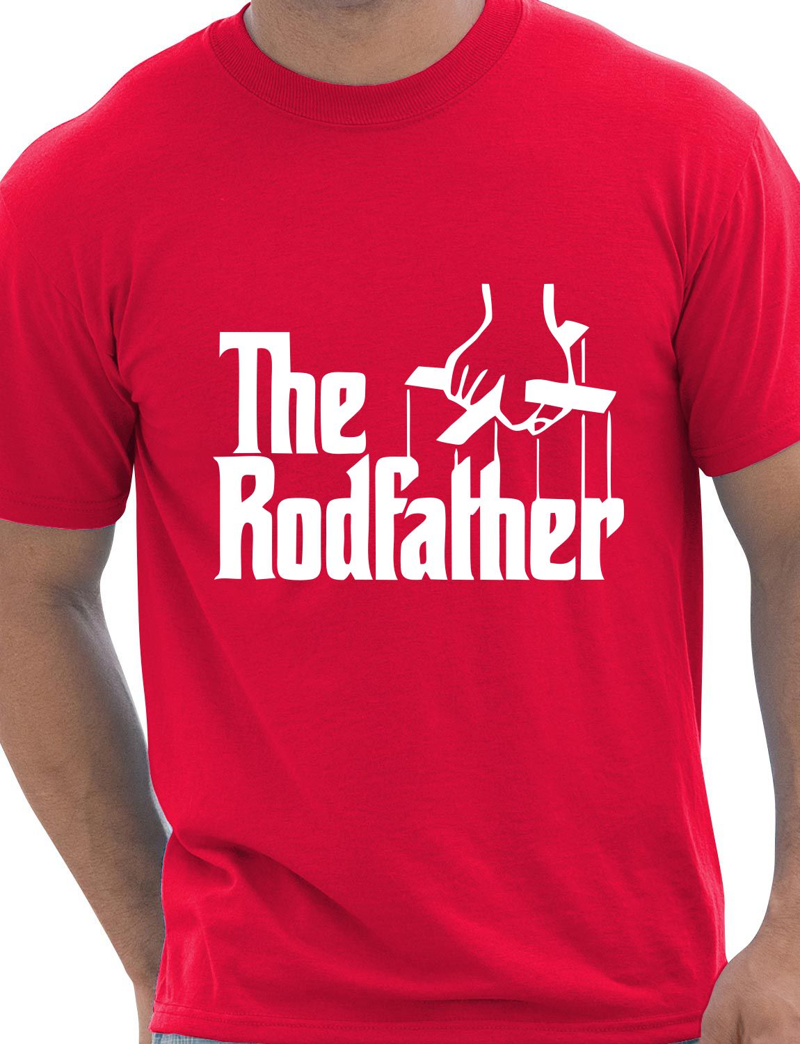 The Rodfather Fishing Angling Angler Funny Gift Mens T-Shirt Size S-XXL