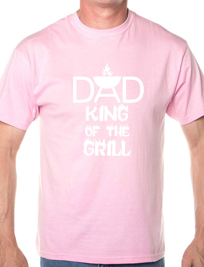 Dad King Of The Grill Barbeque Mens T-Shirt Size S-XXL