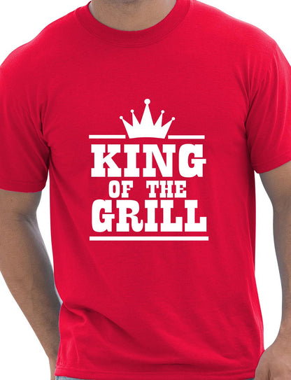 King Of The Grill Barbeque Mens T-Shirt Size S-XXL