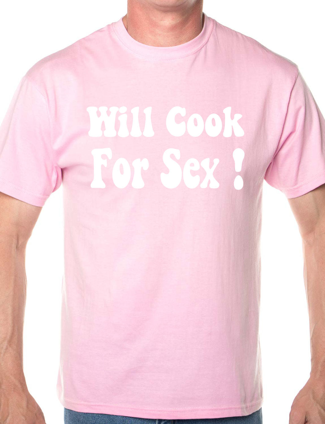 Will Cook For Sex BBQ Mens T-Shirt Size S-XXL