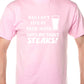 Man Can't Live On Beer Alone Barbeque Mens T-Shirt Size S-XXL