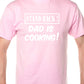 Stand Back Dad Is Cooking Barbeque Mens T-Shirt Size S-XXL