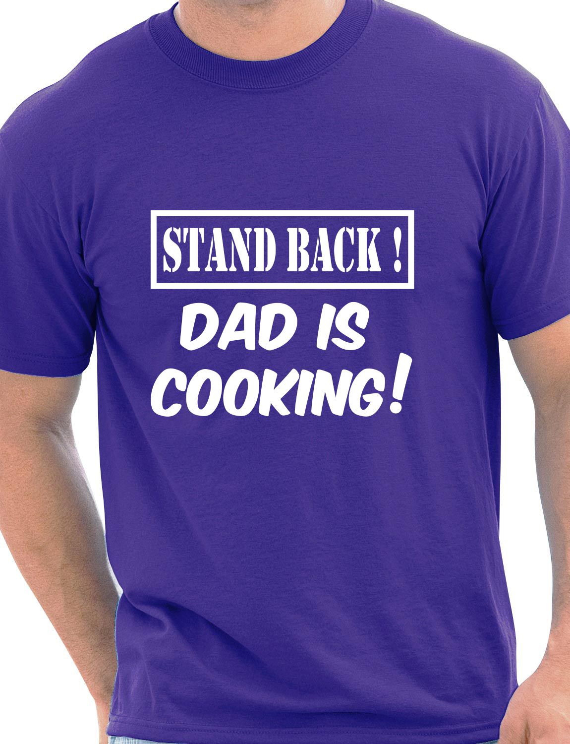Stand Back Dad Is Cooking Barbeque Mens T-Shirt Size S-XXL
