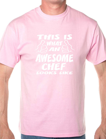 Awesome Chef Barbeque Mens T-Shirt Size S-XXL
