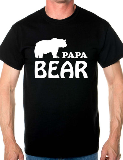 Papa Bear Fathers Day Birthday T-Shirt