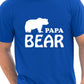 Papa Bear Fathers Day Birthday T-Shirt