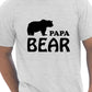 Papa Bear Fathers Day Birthday T-Shirt