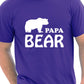 Papa Bear Fathers Day Birthday T-Shirt