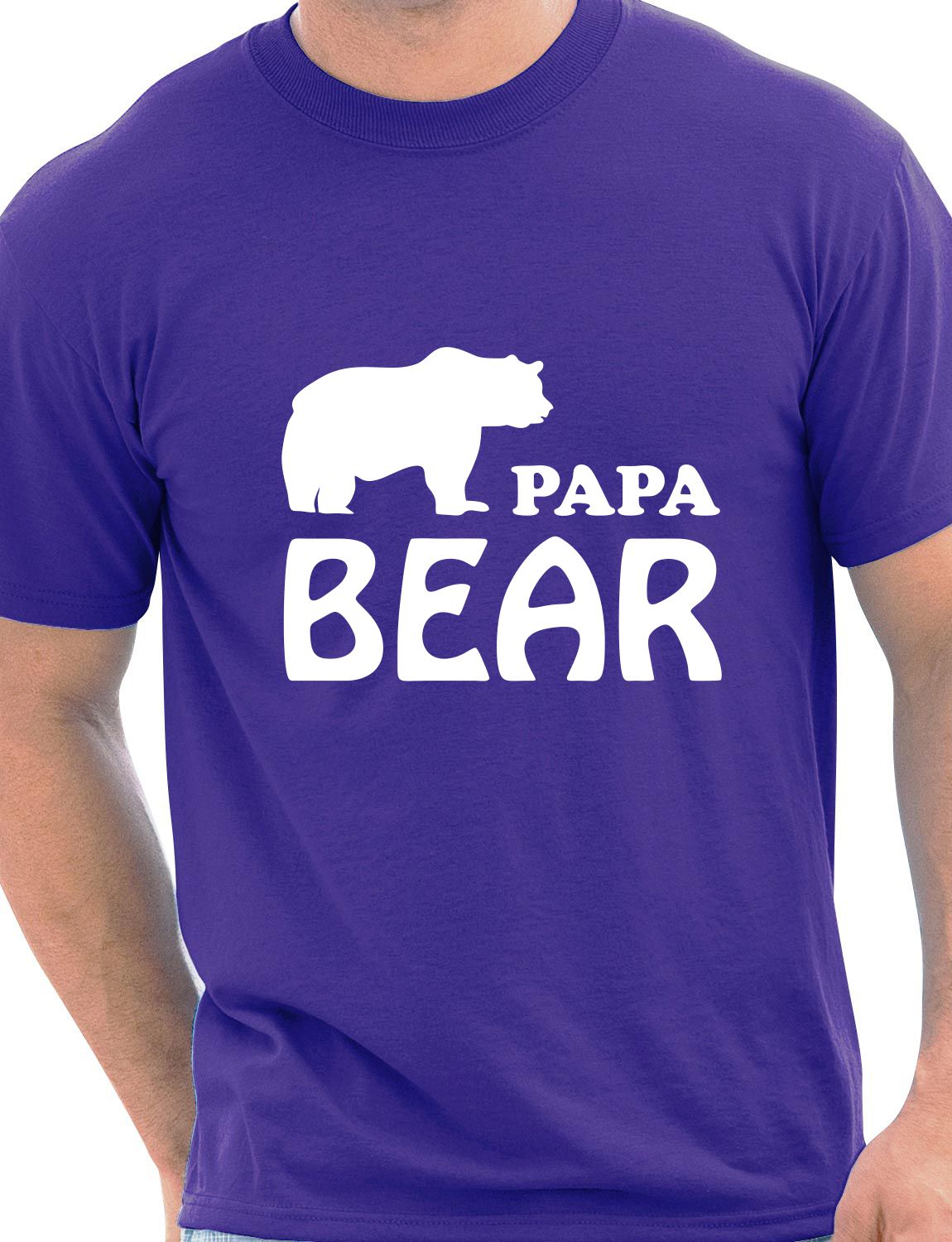 Papa Bear Fathers Day Birthday T-Shirt