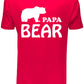 Papa Bear Fathers Day Birthday T-Shirt