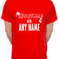 Customised T-Shirt Christmas With The Any Name