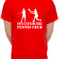 Personalised Mens T-Shirt Your Club Name Here Tennis Local Sports Team Name