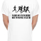 Personalised Mens T-Shirt Running Name Of Club Here Any Running Team Name