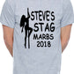 Mens Custom Stag Do T-Shirts Your Choice Of Name Steve's Stag Night