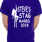 Mens Custom Stag Do T-Shirts Your Choice Of Name Steve's Stag Night