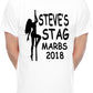 Mens Custom Stag Do T-Shirts Your Choice Of Name Steve's Stag Night