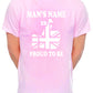 Personalised Mens T-Shirt Proud To Be British Mans Name Here