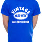 Personalised Mens T-Shirt Birth Year Here Custom