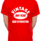 Customised T-Shirt Born In Any Year You Choose Mens