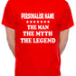 Custom T-shirt For Men The Man The Myth Personalise Name