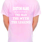 Personalised Mens T-Shirt The Man The Myth Custom Name