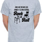 Personalised Men's T-Shirt Rock & Roll  Birthday Age Your Age Here Man's Tee